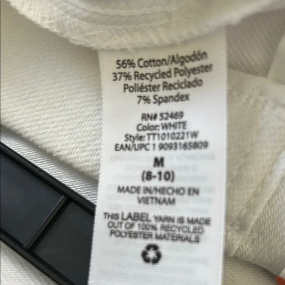 Time and Tru White Women's Pants - Picture 5 of 5